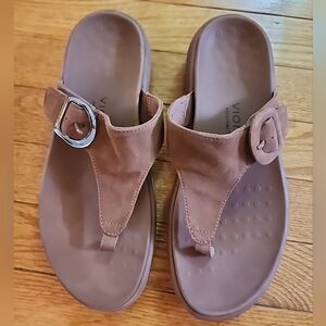Vionic Activate RX Agrarian Suede Brown  Women's Sandals